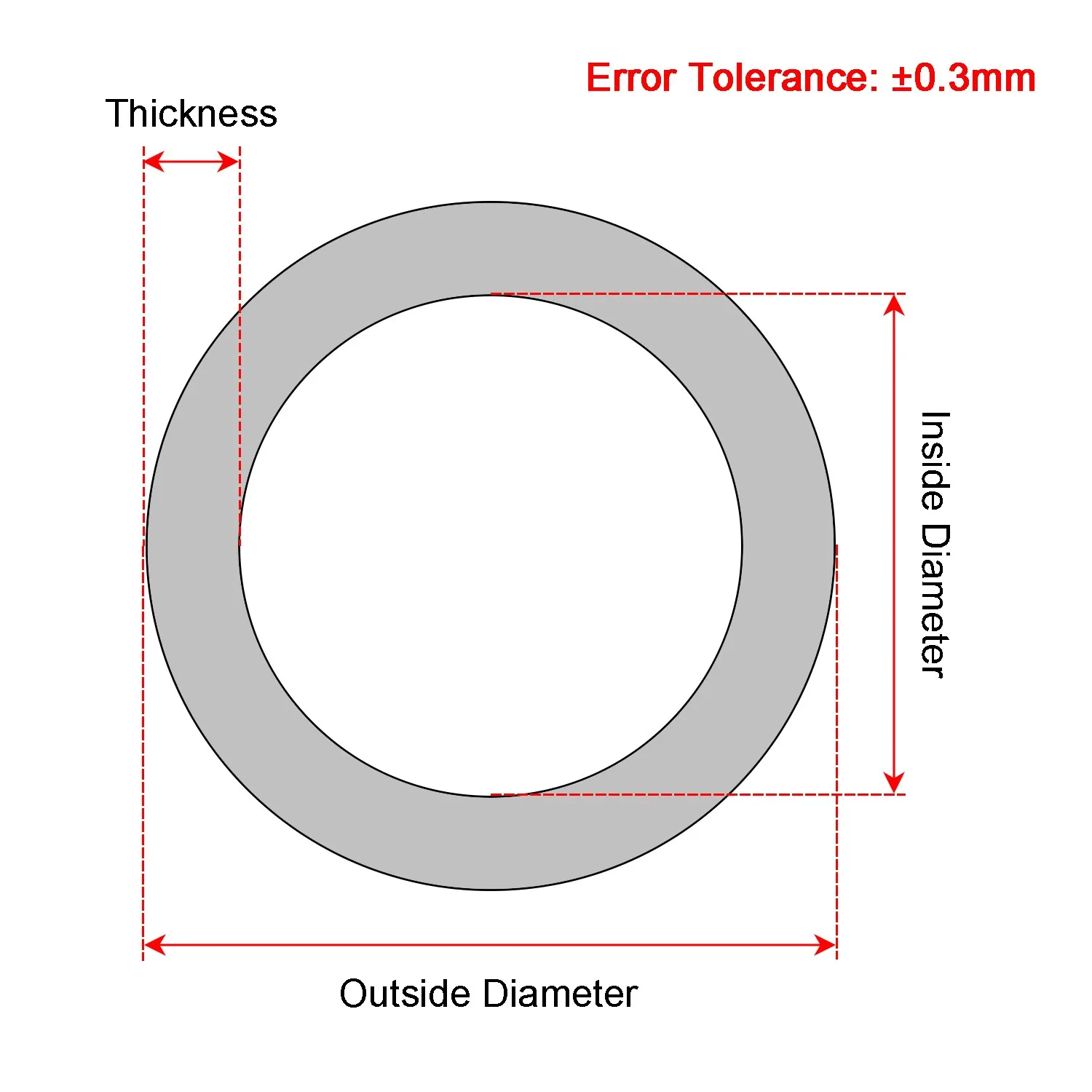 1.5 3 Meters 3mm Car Vacuum Silicone Hose IDxOD 3x7mm for Car Tubo Silicone High Pressure Hose Auto Red 1.5M 3M Tube