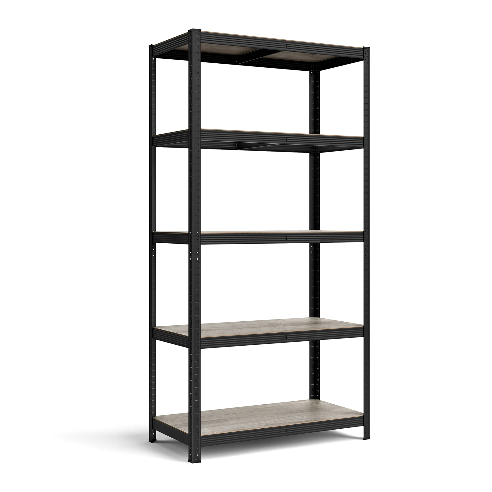 SONGMICS Shelving Unit, 50 x 100 x 200 cm, 600 kg Load Capacity (120 kg per Shelf), Adjustable Storage Shelves