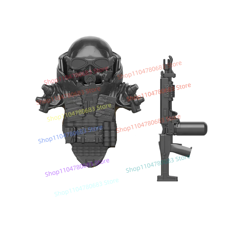 MOC New Building Blocks Mini Doll Subway Survival Running Assembled Toys Holiday Gifts Collectible Ornaments