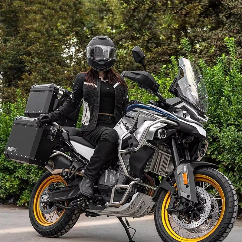 GSADV for CFMOTO 800MT Motorcycle 38L Side Box Trunk 46L Top Box Luggage Case Pannier Rack Frame Rear Helmet Topcase Support