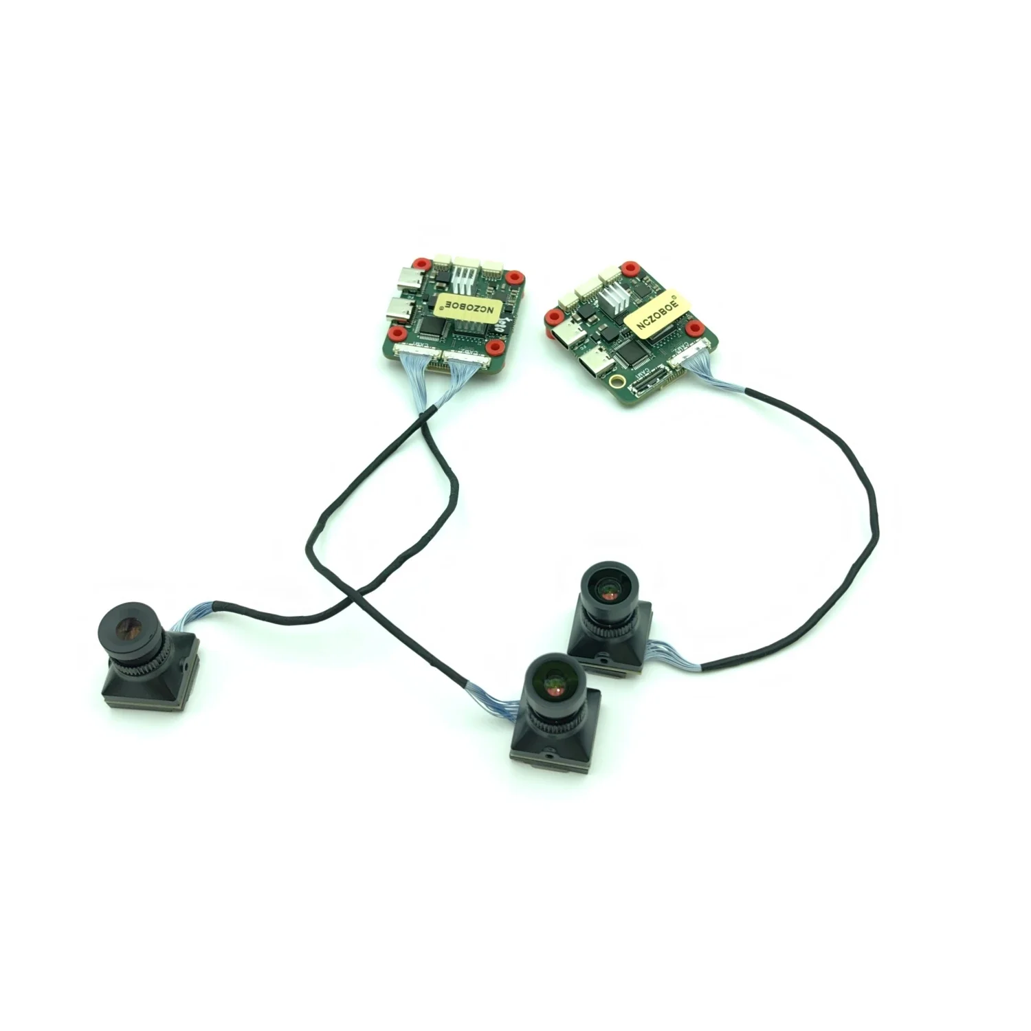 NCZOBOE AI guided drone AI+ BetaFlight Control module with camera suitable for FPV traversal aircraft