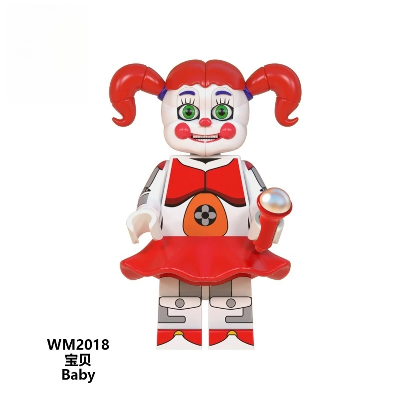 FNAF Five Nights At Freddy's Action Figure Figure Giocattoli assemblati Gioco Periferia Action Figure Modello fai da te Cartoon Regali di compleanno