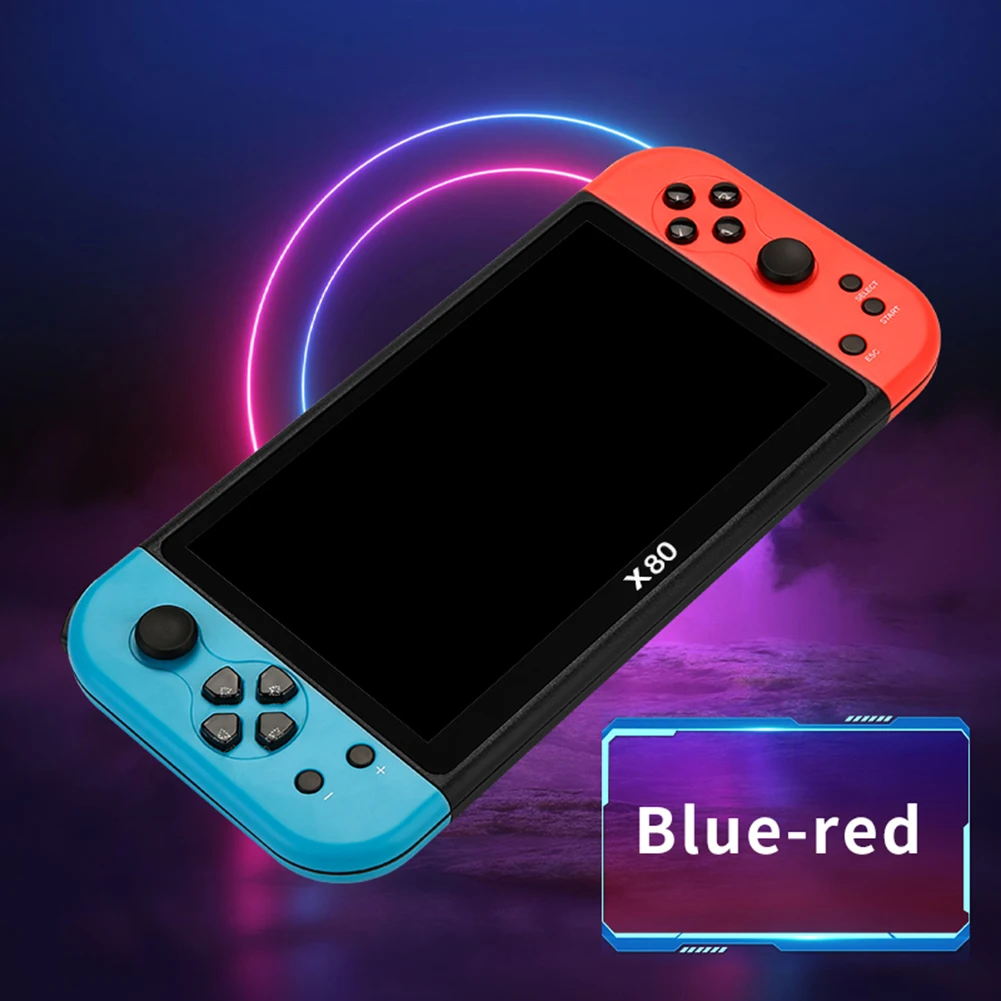 

Портативная ручная игровая консоль с 7-дюймовым TFT-экраном, USB-зарядкой, для детей