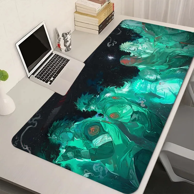 لوحة ماوس للكمبيوتر المحمول N-Naruto Minato N-Namikaze أنيمي ماوس مكتب لوحة المفاتيح لينة حصيرة مكتبية المطاط ماوس حصيرة الألعاب PC السجاد البساط