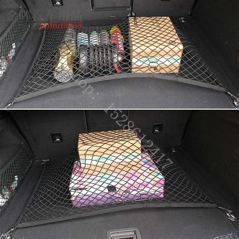 For Citroen C3 C4 C5 C6 Berlingo Grand Picasso Auto Care Car Trunk Luggage Storage Cargo Organiser Nylon Elastic Mesh Net