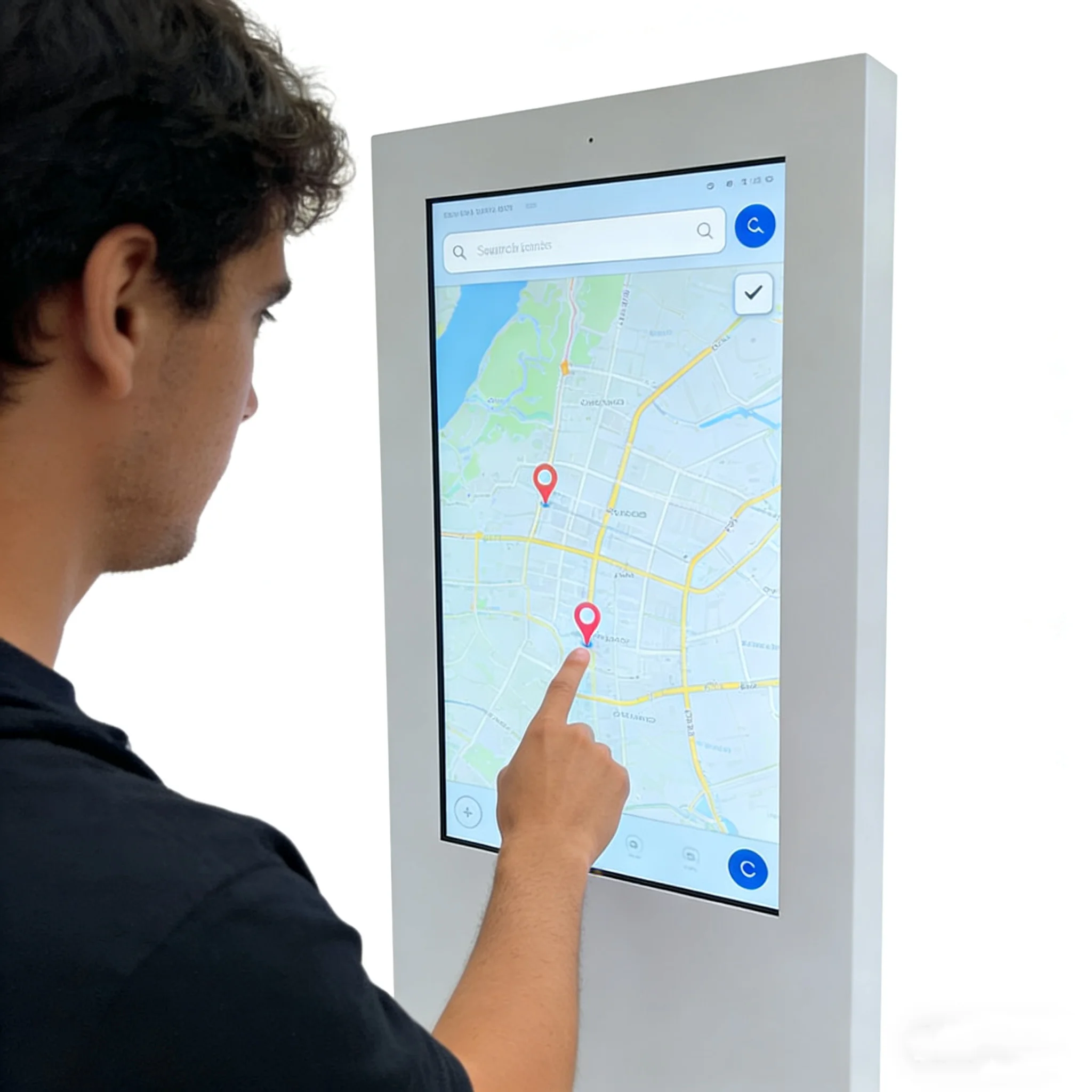 Metal LCD Outdoor Weatherproof IP65 Information Kiosk Totem Advertising Infrared Touch Digital Signage IPS 3000cd Screen