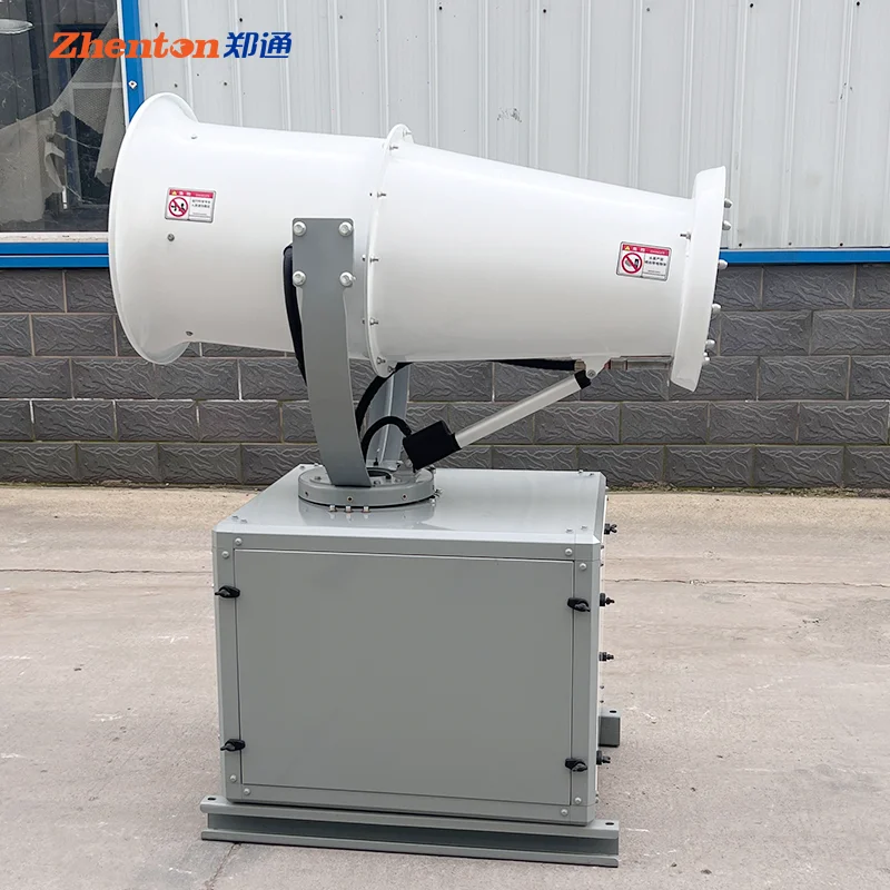 Pulverizadores de canhão de névoa de água coletor primeira escolha para remoção de poeira no lixo urbano