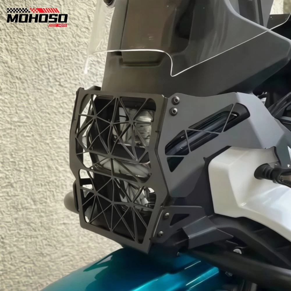 

FOR CFMOTO 450MT MT450 2024 2025 2026 Motorcycle Headlight Grille Guard Protector Headlamp Front Light Protection Cover IBEX 450