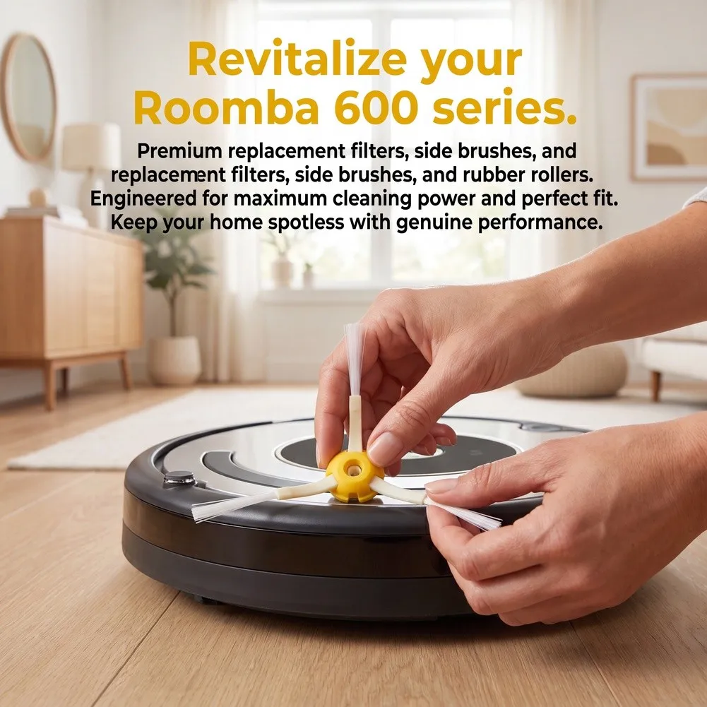 for Blue Vacuum Replacement Parts Accessories For Roomba for 600 Series Cleaning Efficiency Enhanced Cleaning Efficiency