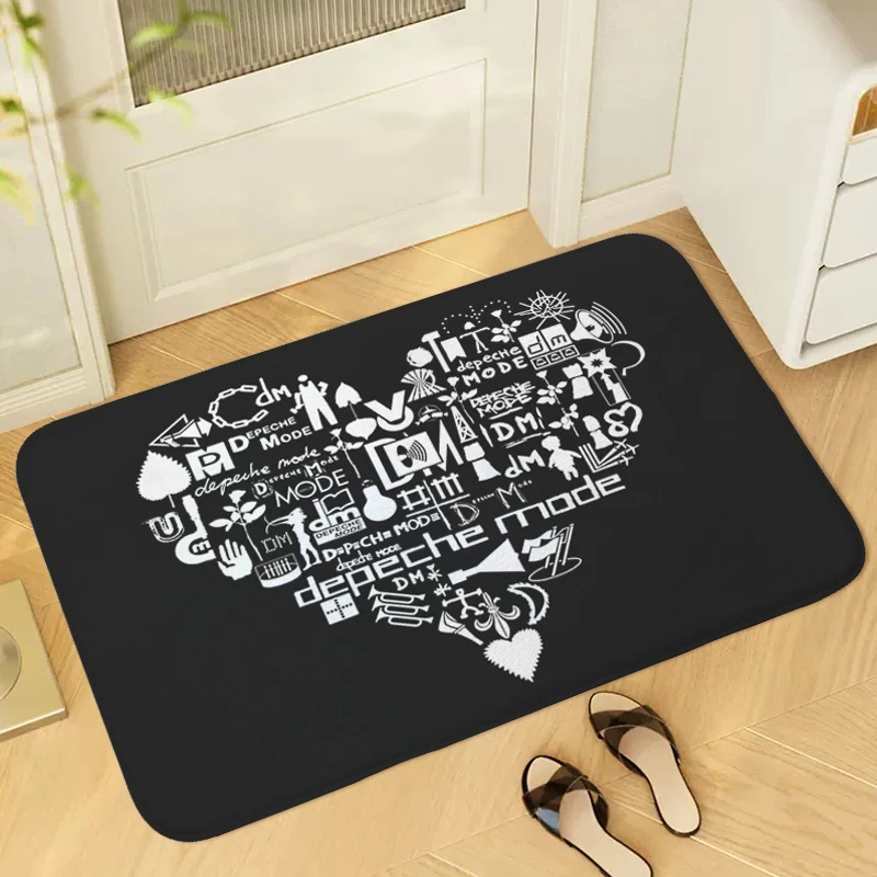 

Interior Entrance Mat D-Depeche M-Mode Balcony Hallway Bedroom Rug Slip-resistant Kitchen Room Floor Carpet Home Bathmat