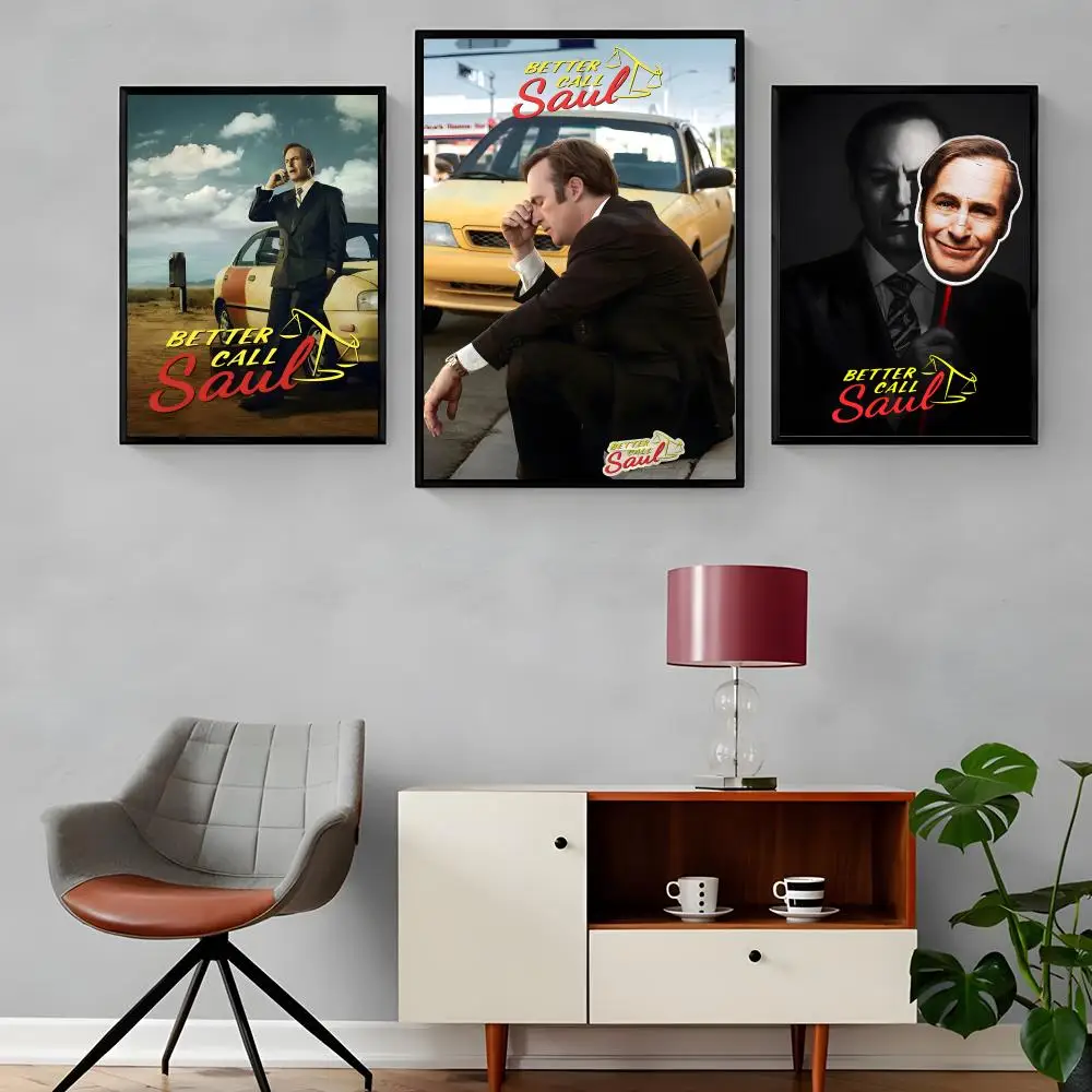 TV B-Better Call S-Saul Painting Calligraphy Canvas Poster Waterproof & Durable Ideal Wall Decor for Every Space