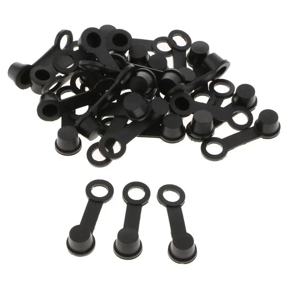 30PCS Rubber Brake Bleeder Valve Cover Screw Caps Grease Zerk Fitting Cap Rubber Dust Cover Dustproof Brake Bleeder Screw Caps