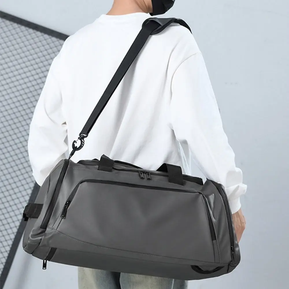 

Casual Travel Duffel Bag Wet Dry Separation Large Capacity Gym Shoulder Bag Waterproof Wear Resistant Sports Fitness Bag Outdoor