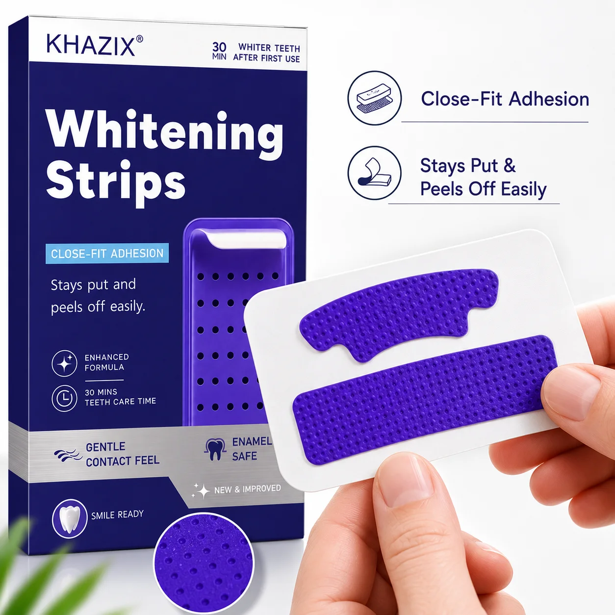 Dental Care Strips Oral Hygiene Teeth Patch Fresh Breath Mouth Cleaning Strips for Daily Use