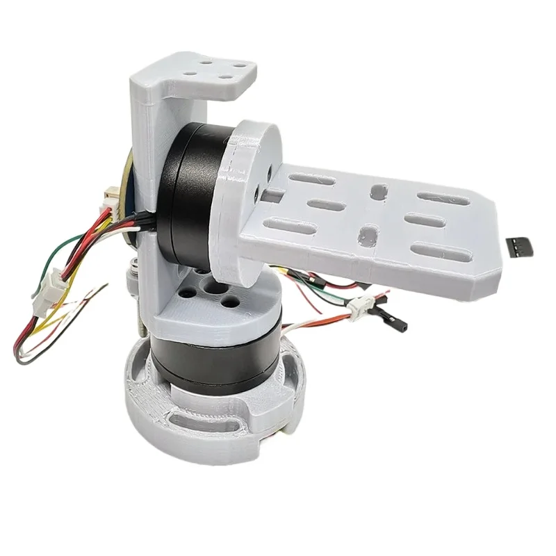 module-de-stabilisation-de-camera-2-axes-electrique-pan-tilt-12v-dc-brushless-foc-en-boucle-fermee-silencieux-et-leger-125g-avec-kit-servo