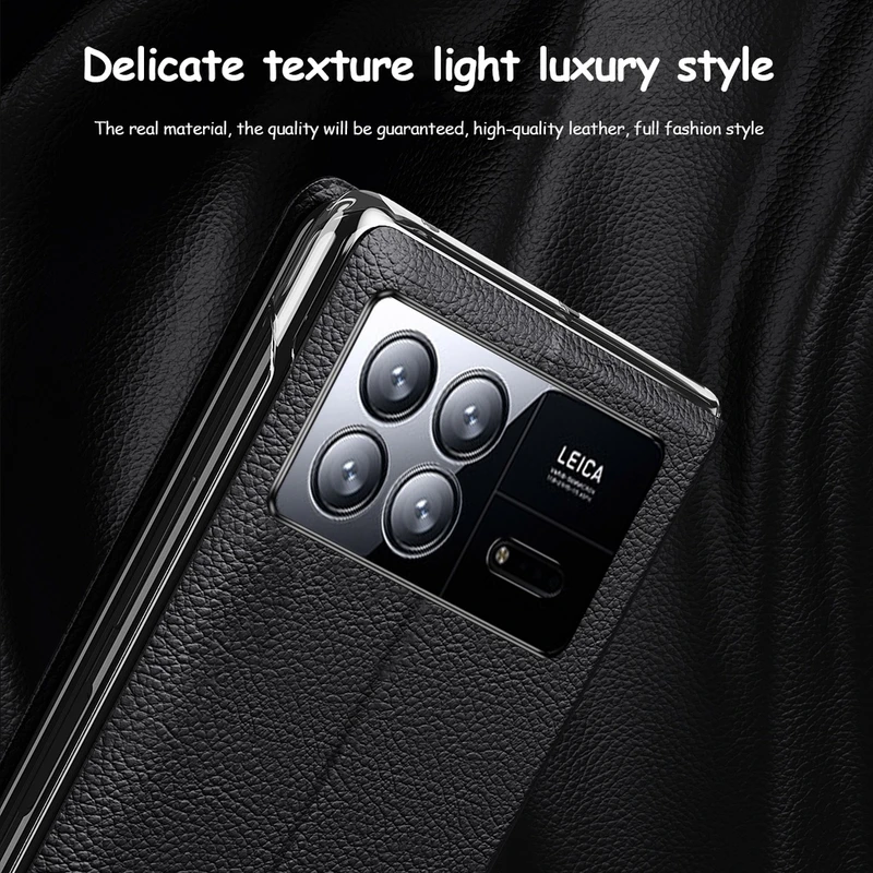 Xiaomi Mix Fold 3 phone case flip cover luxury PU leather smart holder protective case Xiaomi Mix Fold 3 5G with pen slot