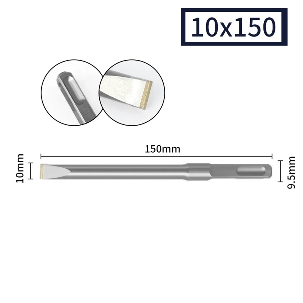 Excavation Operations Chisel Drill Bit Marble No Steel Pointed Chisel Cement Walls Round Handle Chisel Drill Bit