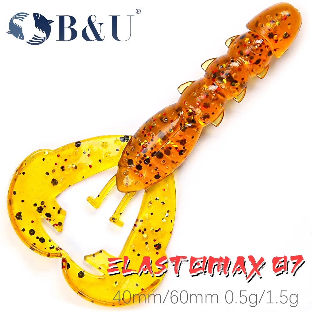 

B&U-Floating Fishing Lures, Crayfish, Shrimp, Soft Baits, Creature Baits, Bass, Perch Fishing Baits