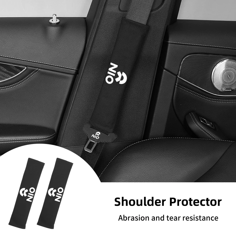 

Car Seat Belt Shoulder Cover Comfort Safety Belt Protective Covers For Nissan Nismo Qashqai Juke X-Trail Patrol Navara
