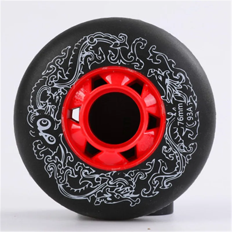 Dragon Inline Skate Wheel, Slalom Slide, Free Skating Roller, Skates Wheel, SEBA Powerslide Patines, 72mm, 76mm, 80mm, 88A-93A