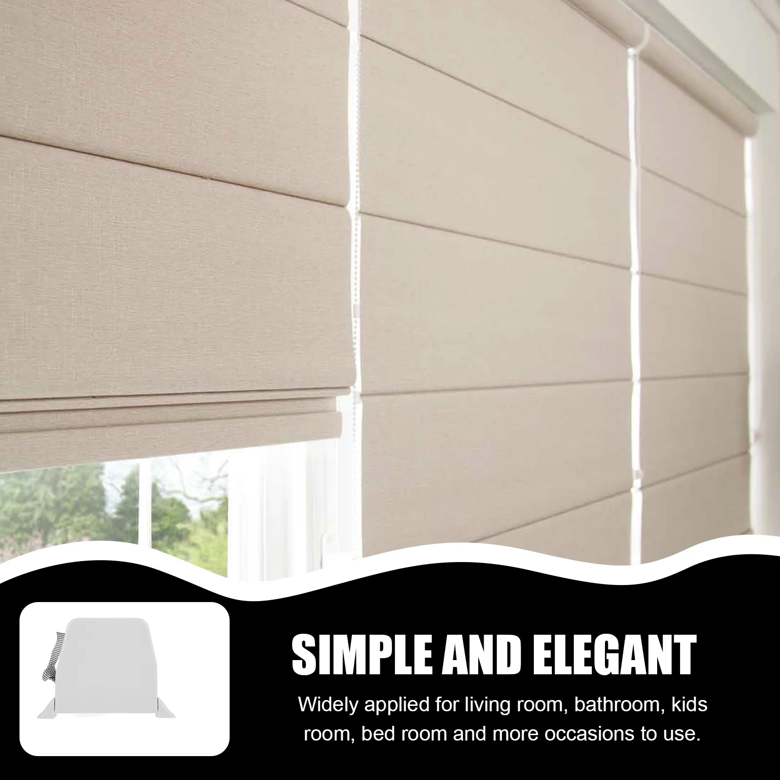 

Blind Cord Winder Plastic Roller Shade Cord Storage Replacement Tool Roller Blind Chain Organizer Safety Holder