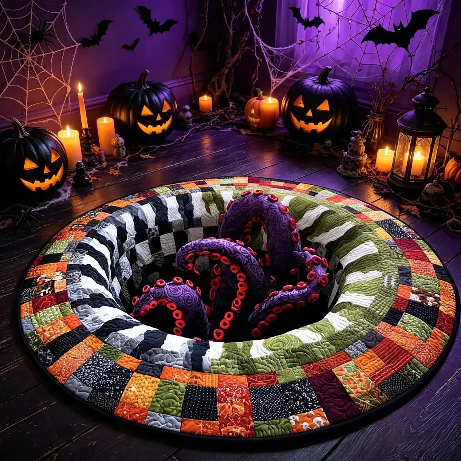 tapete-3d-de-halloween-tapete-com-ilusao-de-vortice-profundo-tapetes-de-vortice-de-halloween--tapetes-de-ilusao-Optica-3d-com-design-de-fantasma-e-esqueleto-macios-e-inovadores