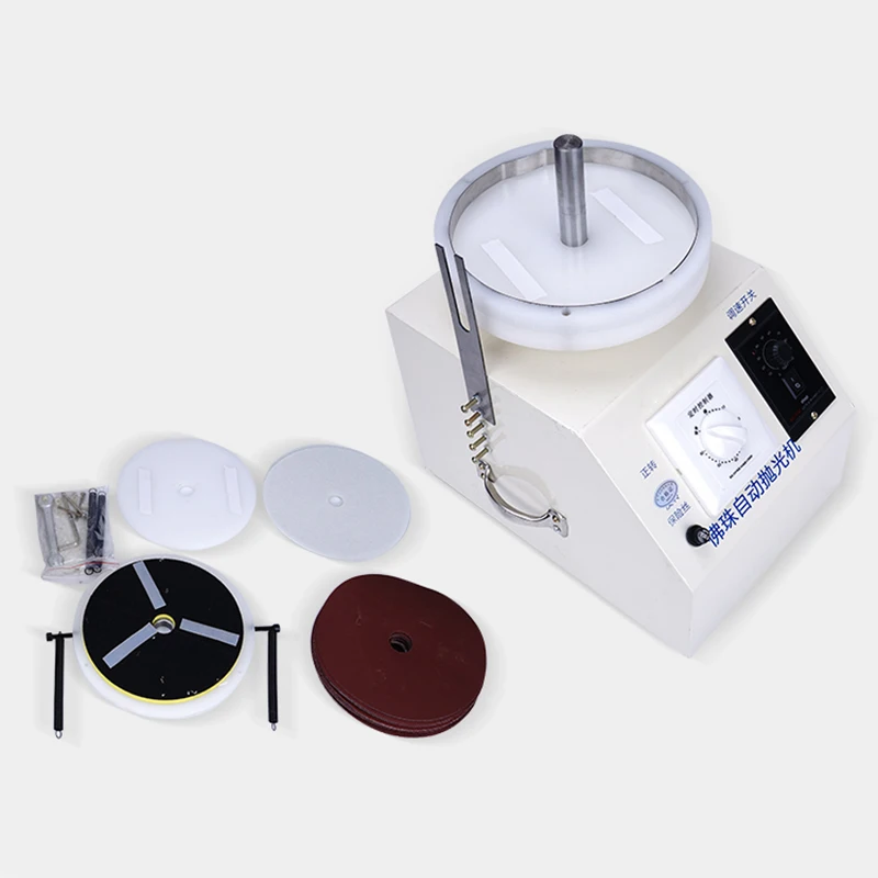 220V 180W Electric Polishing Machine Desktop Round Bead Polisher Buddha Bead Polishing Machine
