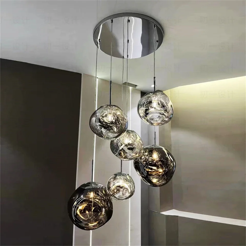 

Nordic LED PVC Pendant Light Lava Home Decoration Bedroom Living Room Pendant Lamp Dining Room Hanging Lamp Indoor Lighting