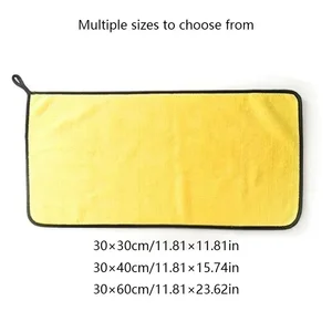 2 pcs Microfiber Towel of Car Microfiber Cloth Washing Towel Cleaning Cleaning Microfiber Absorbent Car Washing Automatic Detail Towel 10 Main Sales Cars Accessories - №4