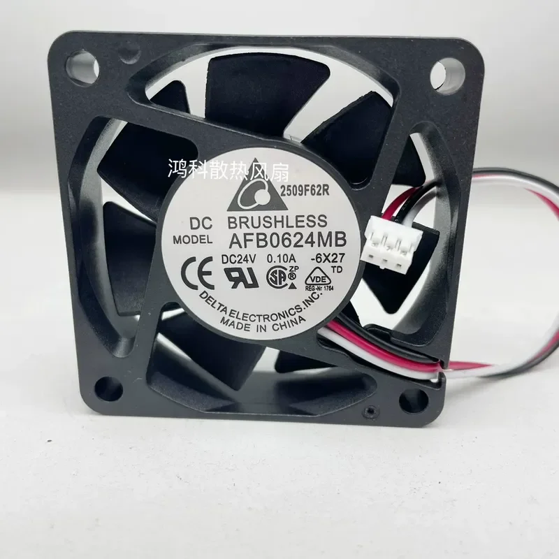 for Delta AFB0624MB 6cm Cooling Fan 6015 24V 0.10A for Yaskawa Variable Frequency Driver