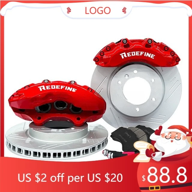 

STLF High Performance Pads Disc 6 Piston Front Rear Wheel Brake Caliper Kit for GWM Tank 300 Accessories