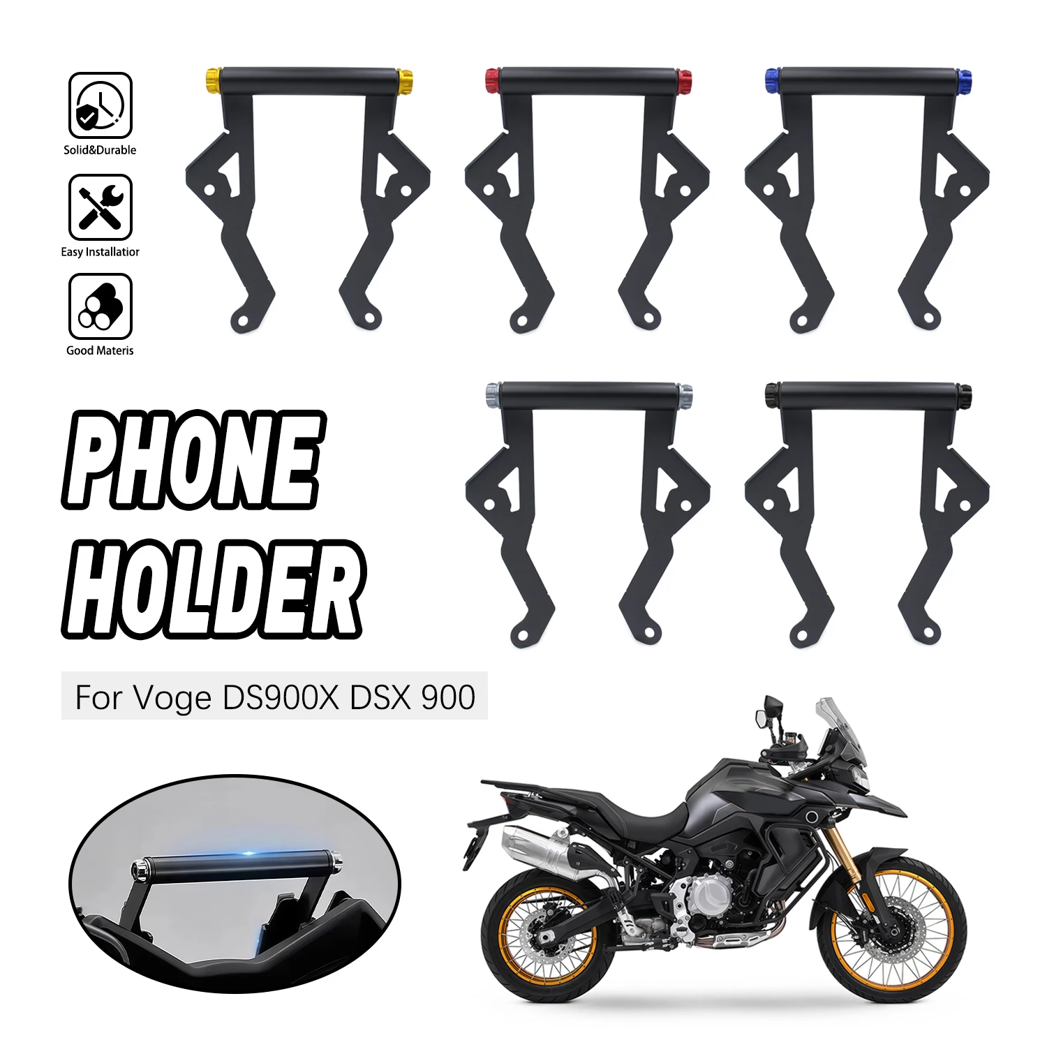 

For VOGE DS900X DS900 900DS 900 DS DSX DSX900 900DSX Mobile Phone Holder Stand Support GPS Navigation Plate Bracket Accessories