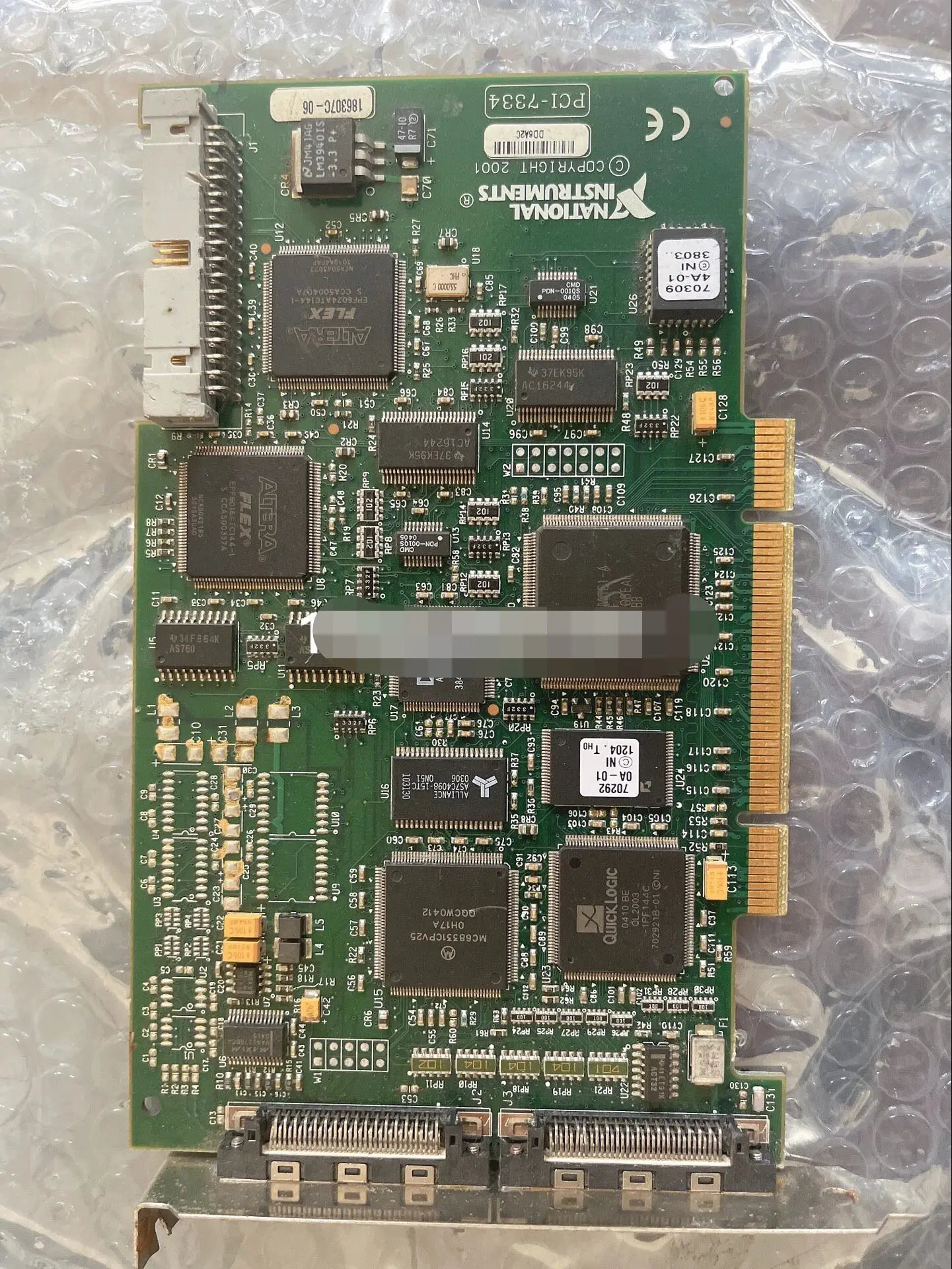 US NI PCI-7334 Data Collection Card With QuickLogic