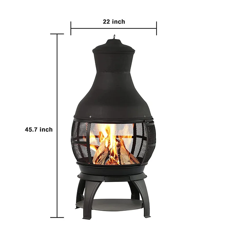 Outdoor garden heating patio oven Domestic wood-fired American charcoal grill Outdoor heating oven