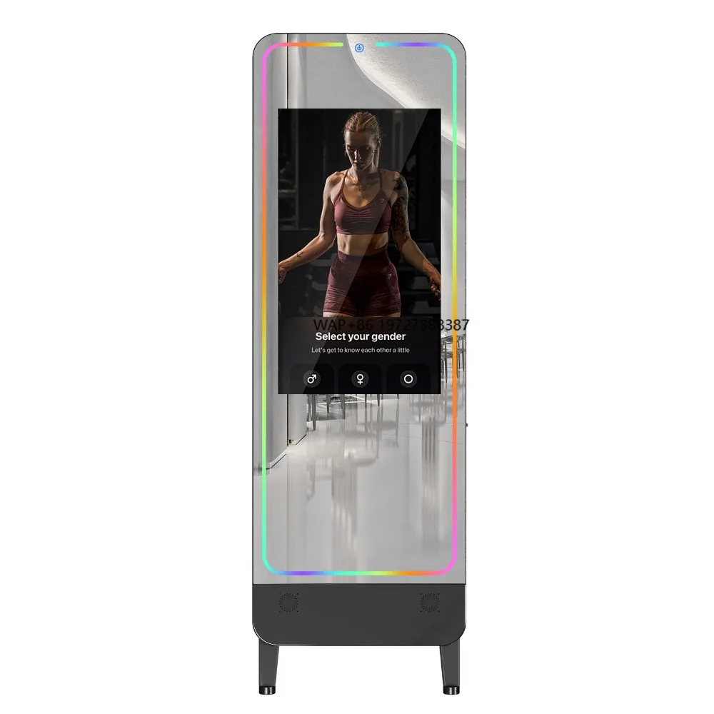 

32-inch Smart Magic Yoga Mirror LCD Digital Signage Touch Fitness Mirror Screen Display for Home Gym Floor Stand Wall Mount