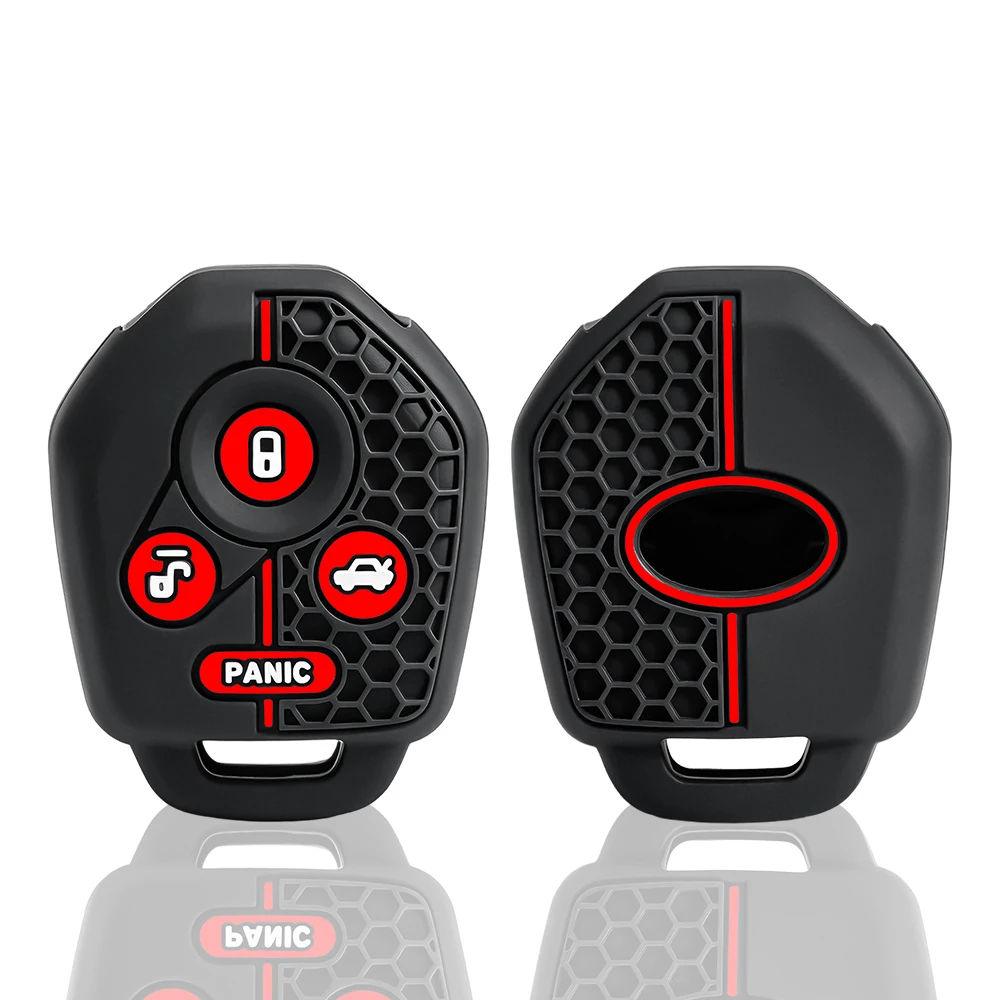4 Button For Subaru Forester Impreza Legacy Outback STi WRX XV Crosstrek Tribeca Silicone Remote Key Case Fob Shell Cover