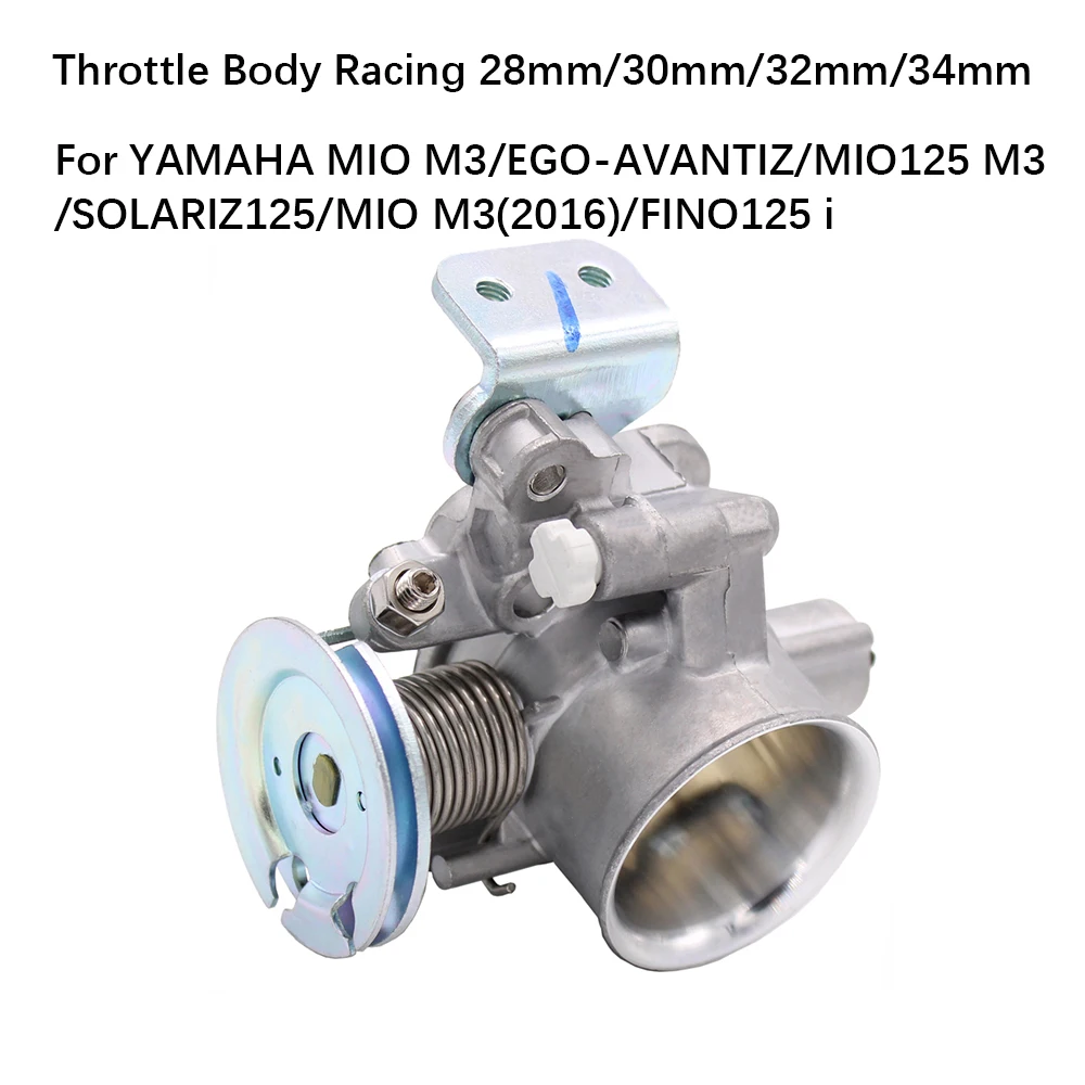 Throttle Body Racing for YAMAHA NMAX 125/150/155 XMAX250/300 SOLARIZ125/MIO M3 MIO AEROX155/NVX155/LEXI 125 Motor Racing Parts