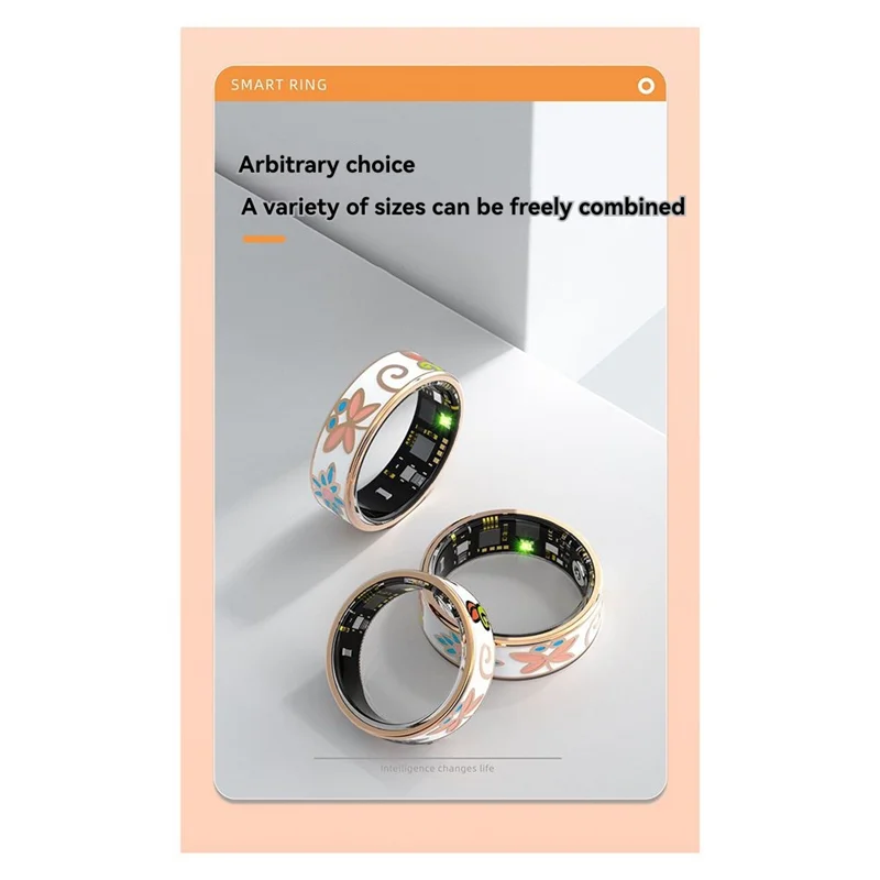 A69Z Мониторинг сна Измерение кислорода в крови Артериальное давление Смарт-кольцо Цветная эмаль Майстерство несколько режимов