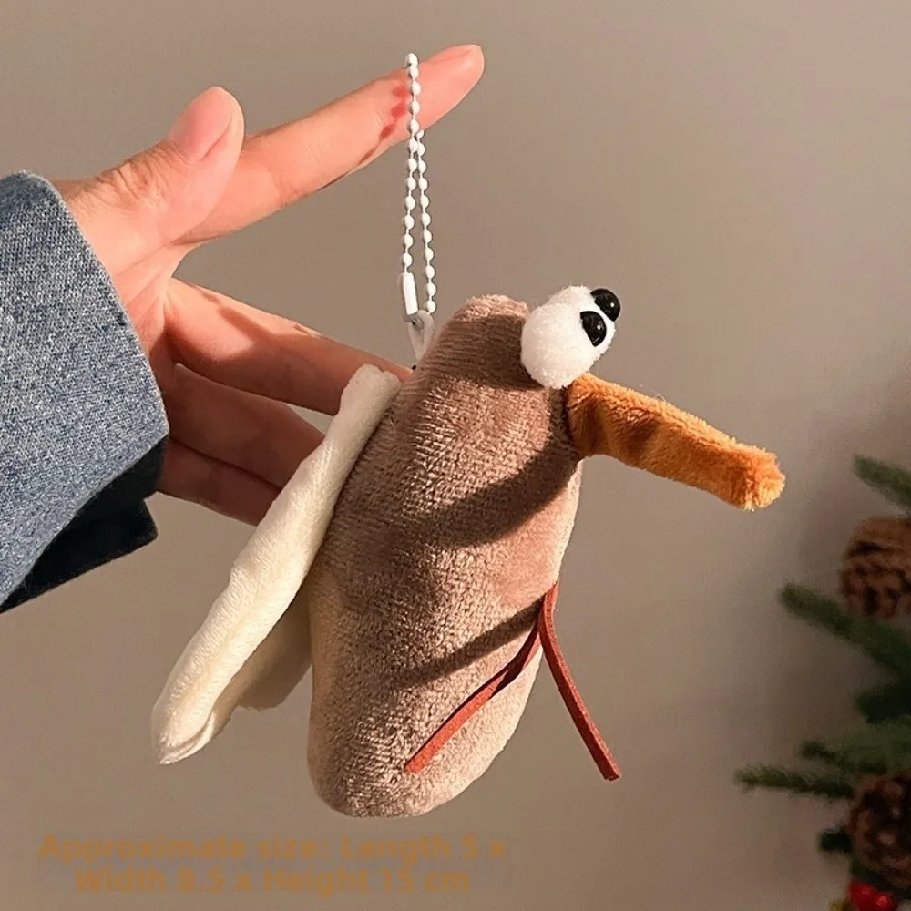 Soft Material Doll Keychain Creative Design Handmade Craft Bag Charm Accessory Mini Size Lightweight Stuffed Toy Pendant