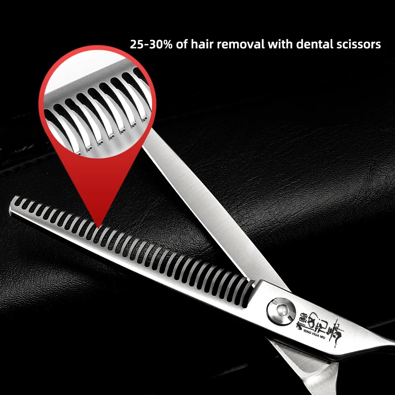 Pet scissors trimming beauty scissors than bear dog cat shaving scissors 6.5/6.8 inch tooth scissors thinning scissors