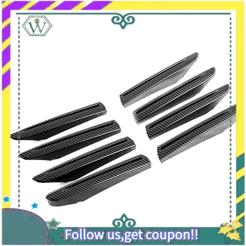 

A82U-Front Grille Exterior Replacement Bumper Decoration Carbon Fiber Body Kit For Toyota Land Cruiser 300 LC300 2022 2023