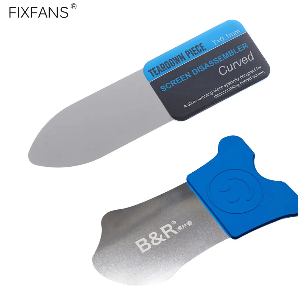 

0.1mm Ultra Thin Opening Card Prying Tool Metal Spudger for iPhone iPad MacBook Samsung Smartphone LCD Screen Battery Removal