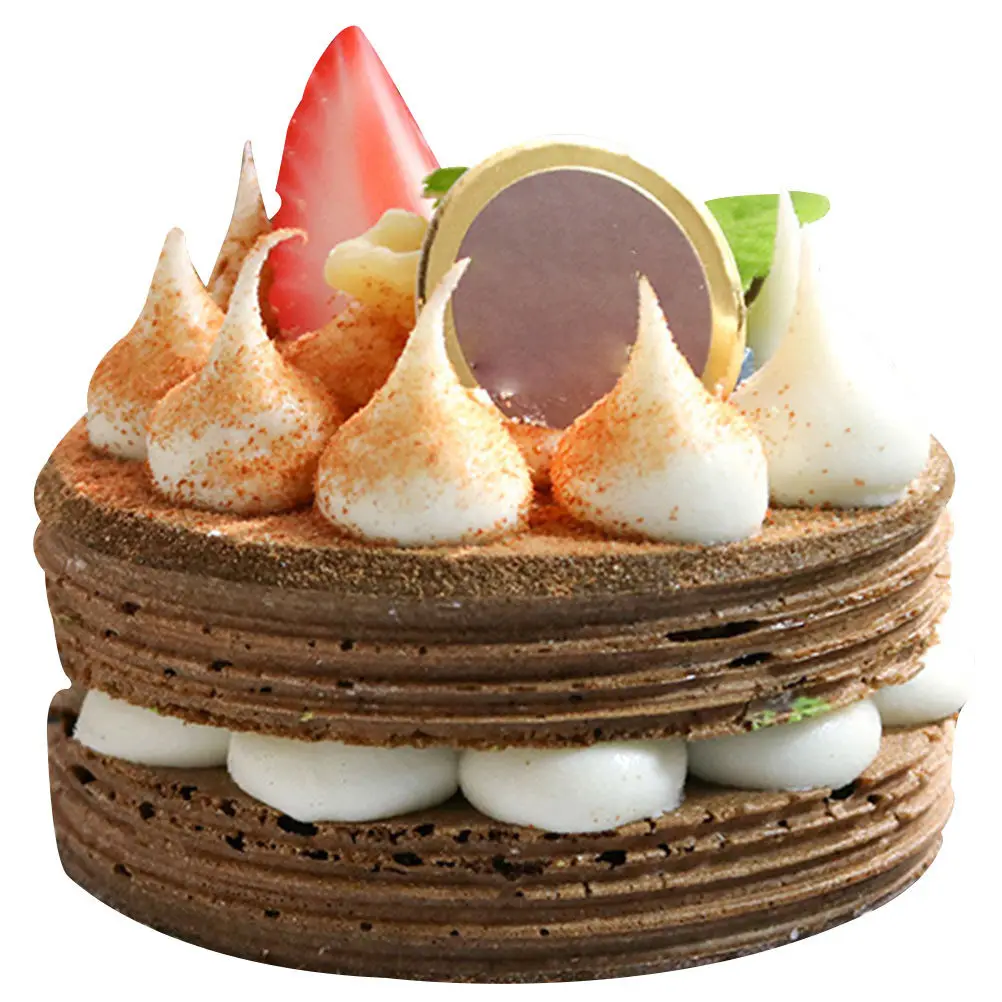 Gâteau Artificiel de Simulation, Décoration de Dessert, Accessoire Photo Idéal, Faux Gâteau Décoratif pour la Maison, la Cuisine, le Café et les Festivals