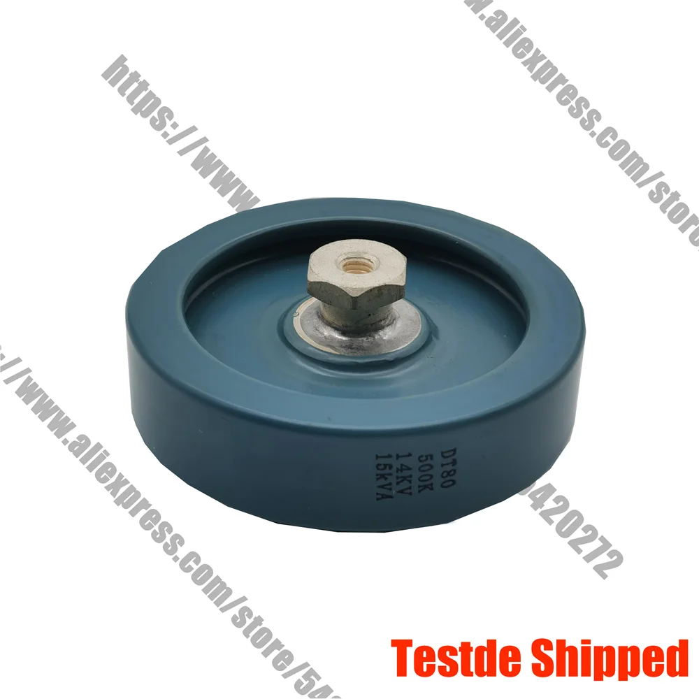 

DT80 500K 14KV 15KVA 500P/PF high frequency machine high frequency plate type high voltage ceramic ceramic dielectric capacitor