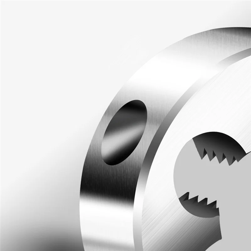 

A25F-Hardiron Метрический M24 Круглая резьбовая матрица Подставка для резака левой резьбы Артефакт нарезки резьбы