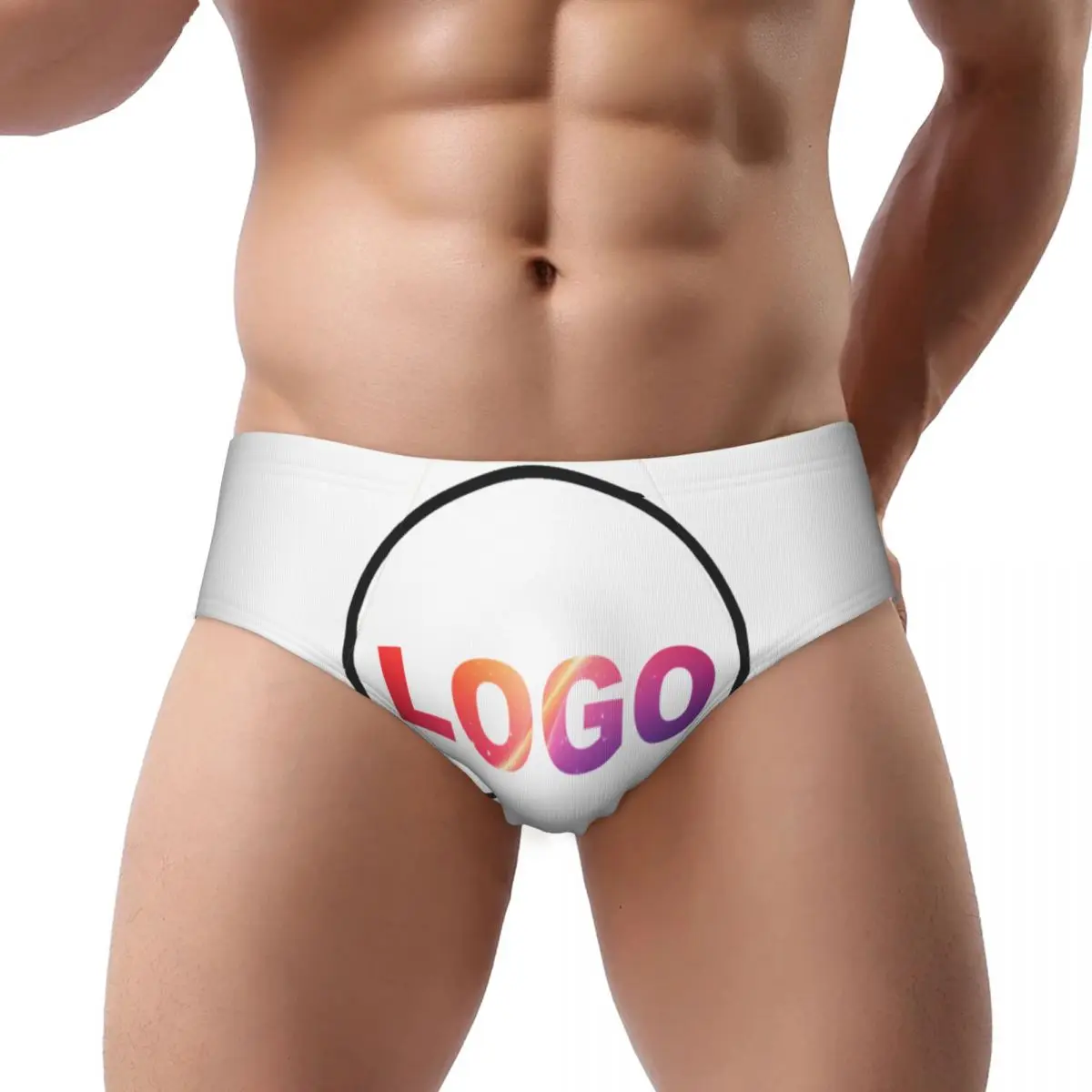 Custom Personalized Custom Your Design Here Men's Briefs Panties Men's Comfort Customized Photo Logo   Underwear Underpants