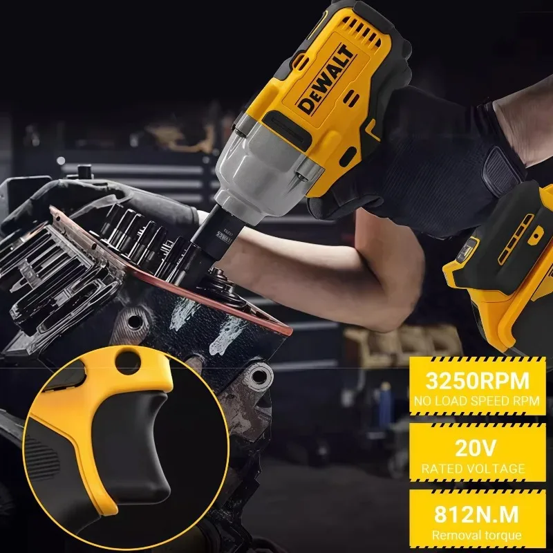 Dewalt DCF892 Wireless Impact Wrench Electric Brushless Automotive Removal And Installation Tool for Car Maintenance