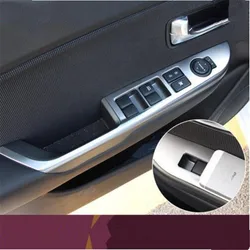 EAZYZKING Auto styling rvs deur panel armsteun handvat sticker auto-accessoires case voor KIA Rio K2 2012-2016