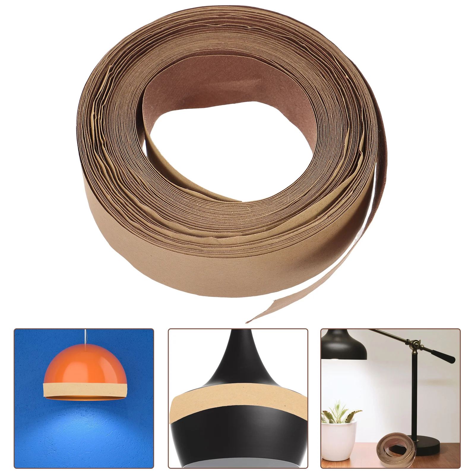 

1 Roll Lights Shade Material DIY Lampshade Wrapping Cloth Strip Self Adhesive Cloth Strips for Lampshade Accessories