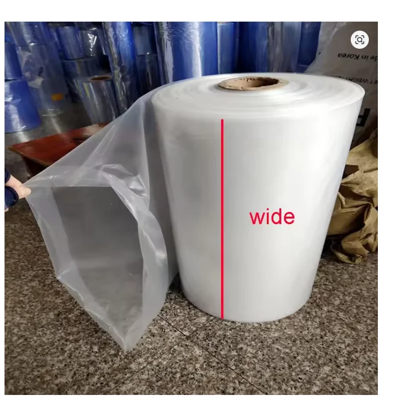 PE Heat Shrinkable Film Cylindrical Film Plastic Packaging Film Open At Both Ends Beverage Beer Mineral Water Cola Can Packaging